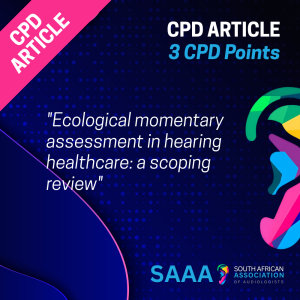 Ecological momentary assessment in hearing healthcare: a scoping review